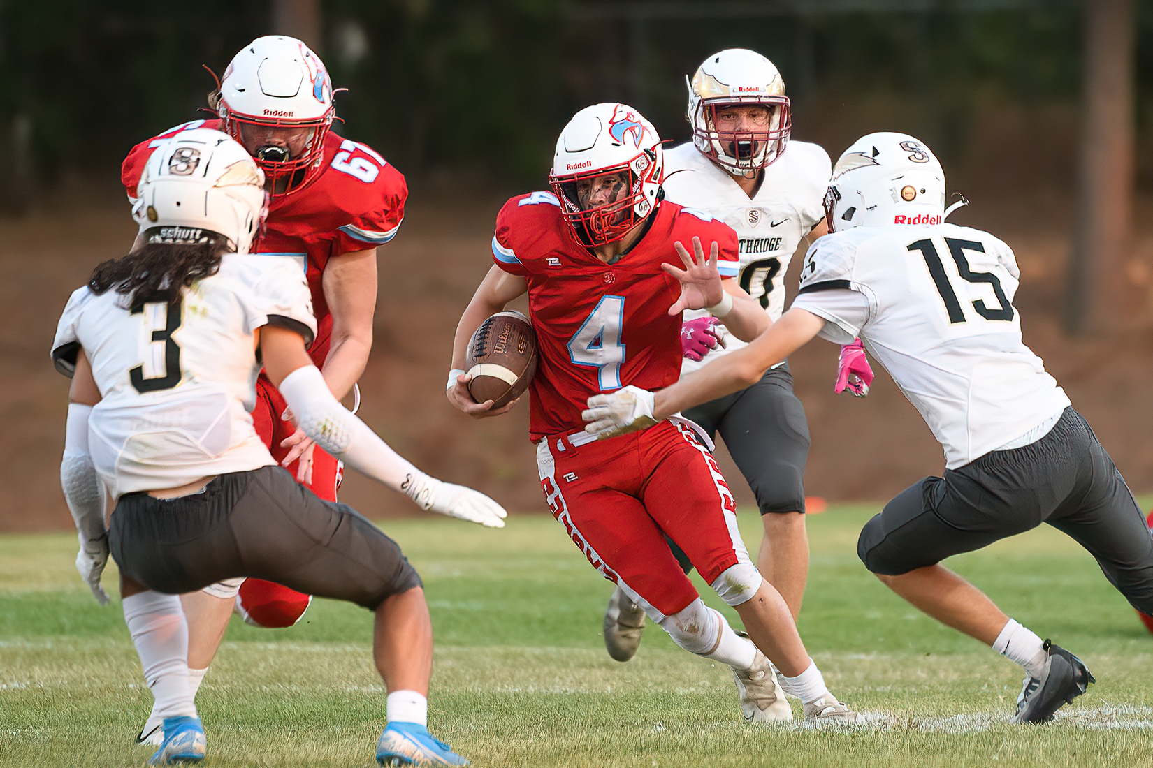 Southridge Centennial football Ken Waz 34